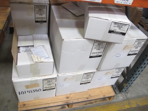 LOT TO INCLUDE: (60) SCREEN, 15" DIAGONAL MEASUREMENT SIZE, CONTOUR EYE PROTECTION FILTER KIND, DOUBLE SIDED, ANTI-REFLECTIVE MATERIAL, (20) HEARING PROTECTORS, MUFF TYPE, BULLARD SAFETY CAP KIND, 25 NRR RATING, (52) COVERS, 9" LG SIZE, ROLLER KIND. 3/8" NAP, (47 BOXES) HEARING PROTECTOR, PLUG TYPE, UNIVERSAL SIZE, DISPOSABLE KIND, 29 NRR RATING. EXPANDABLE FOAM EAR PLUGS. LOADING & HANDLING FEE $15-4174